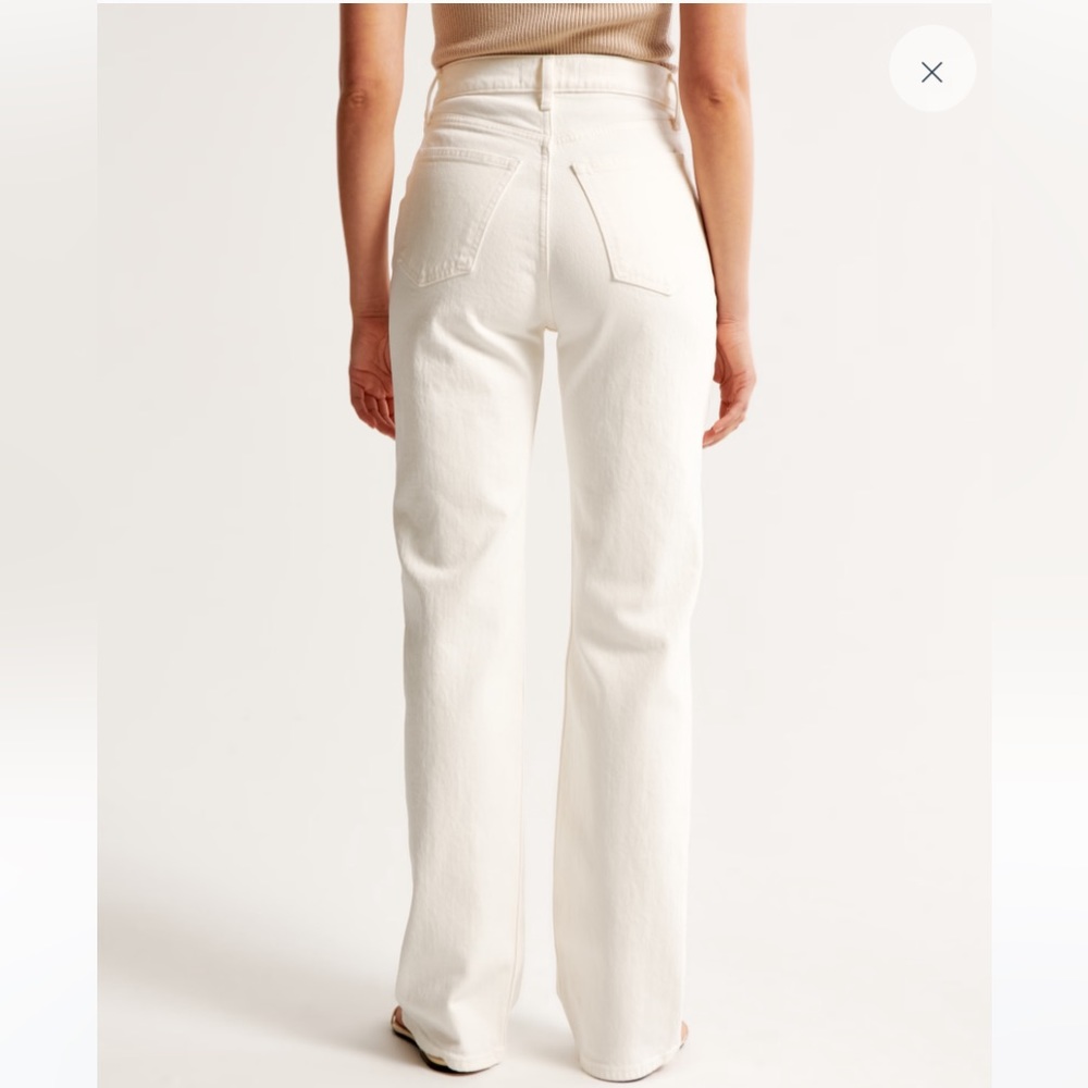 Abecrombie | Straight leg Jean Cream